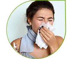 Отсутствие свободного носового дыхания